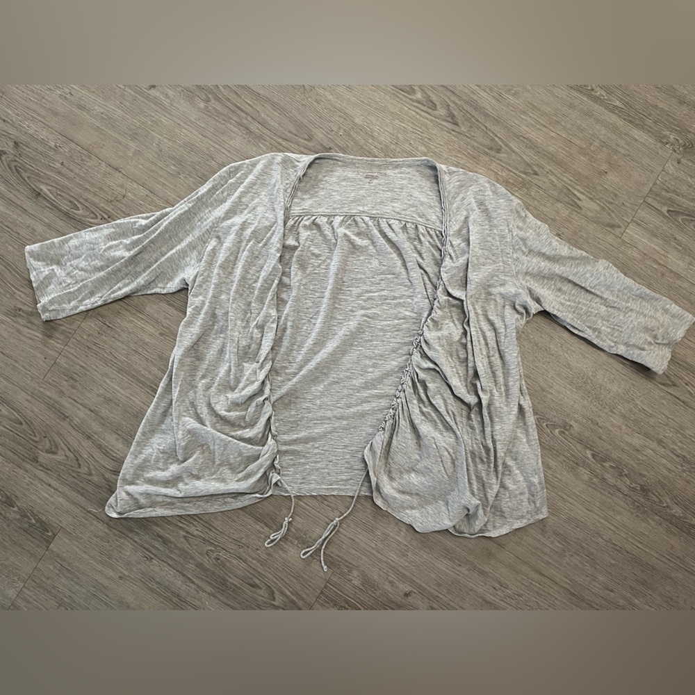 Coldwater Creek Heather Gray Cotton Tee